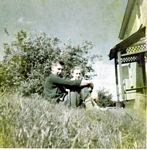 Mark and Betty (Whittaker) Pennsy in Yatesboro, 1951.