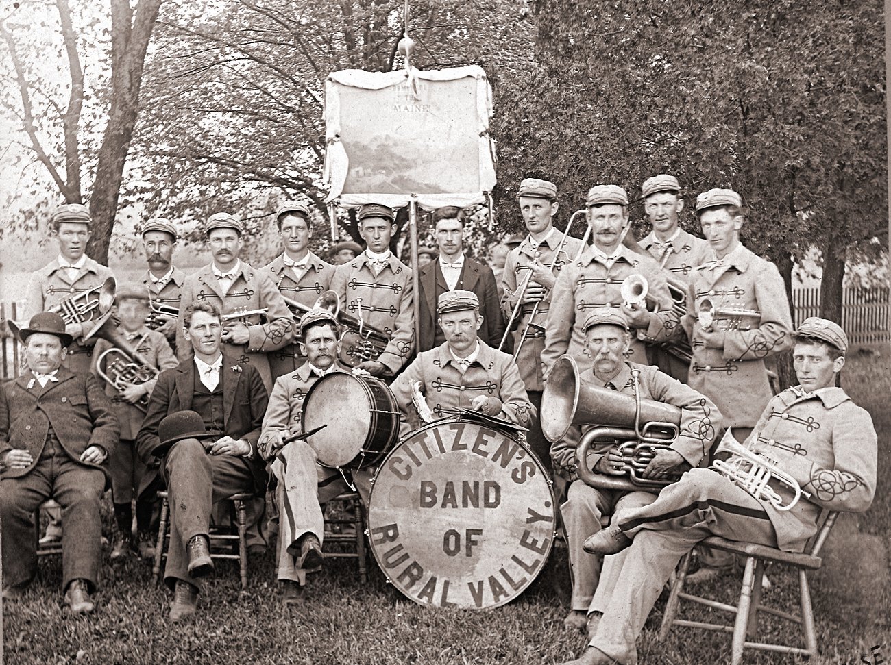 Rural Valley Band, about 1896.