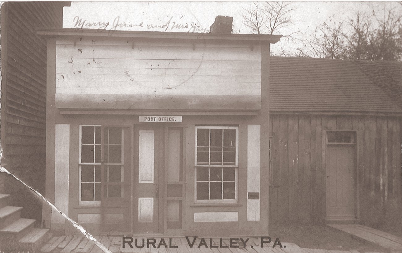 Rural Valley Post Office, 1908.
